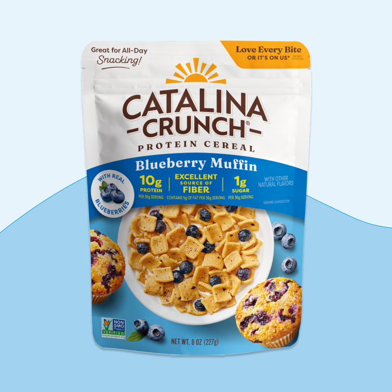 Blueberry Muffin with Blueberries Cereal - Simple Use
