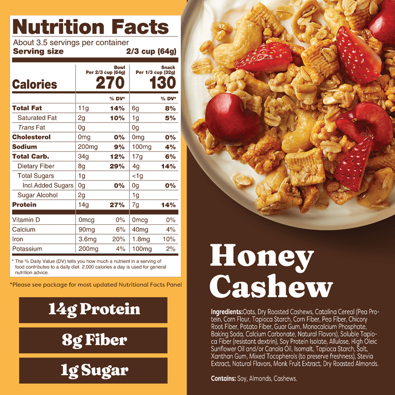 Honey Cashew Granola - Modern Ready