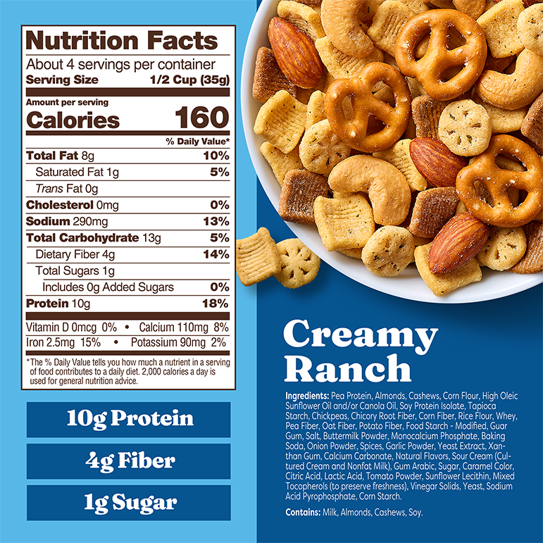 Creamy Ranch Snack Mix - Clean Style