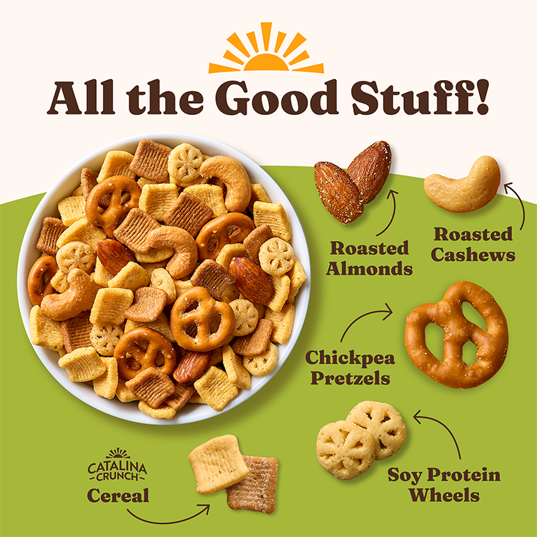 Parmesan Garlic Snack Mix - Simple Use