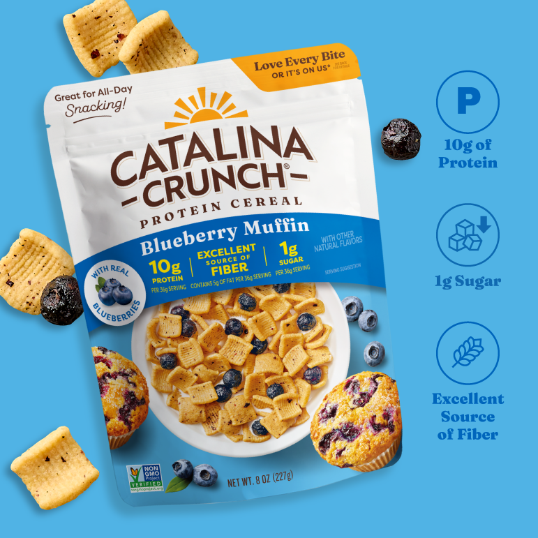 Blueberry Muffin with Blueberries Cereal - Simple Use