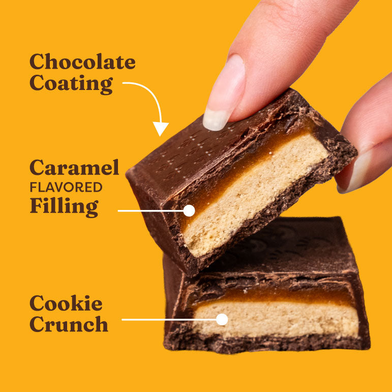 Sea Salt Caramel Chocolate Cookie Bars - Simple Use