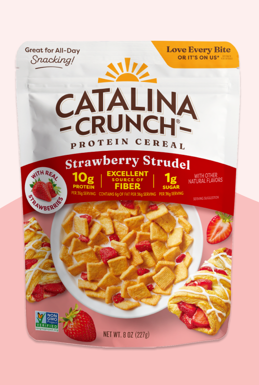 Strawberry Strudel with Strawberries Cereal - Fresh Ready